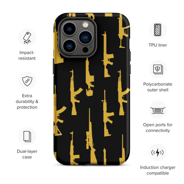 Golden Gun Tough Case for iPhone® 14 - Image 3