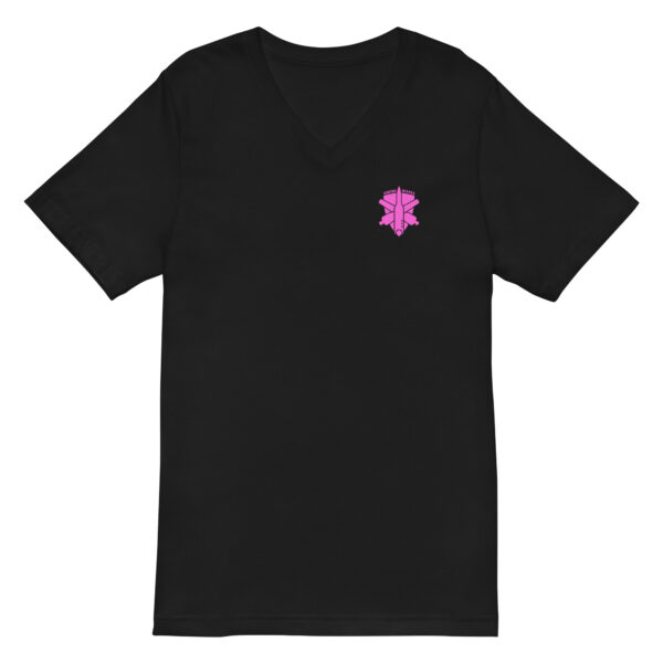 Women's Heart Flag Tee Hot Pink - Image 3