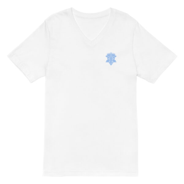 Women's Heart Flag Tee Baby Blue - Image 5