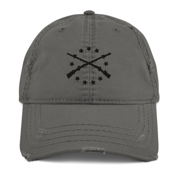 Crossed Muskets and Stars Distressed Hat - Image 2