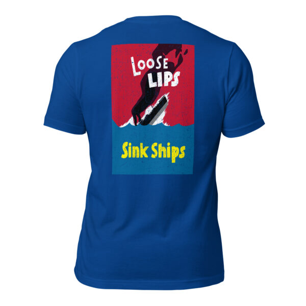 Vintage Navy Loose Lips Sink Ships Premium American Tee - Image 19