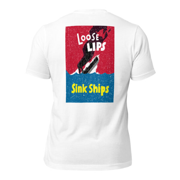 Vintage Navy Loose Lips Sink Ships Premium American Tee