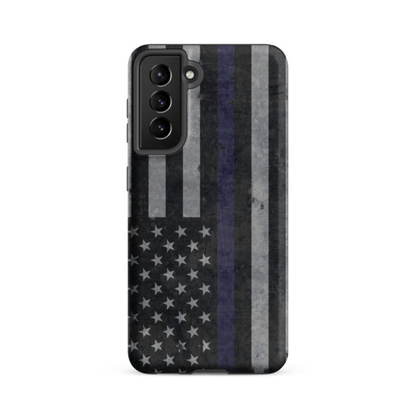 Blue Line Flag Distressed Samsung Tough Case - Image 10