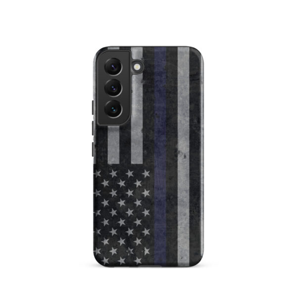 Blue Line Flag Distressed Samsung Tough Case - Image 11