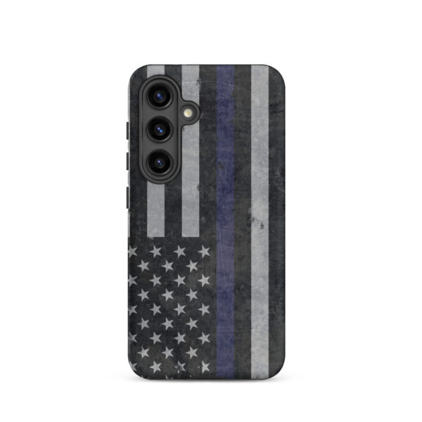 Blue Line Flag Distressed Samsung Tough Case - Image 5