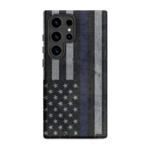 Blue Line Flag Distressed Samsung Tough Case